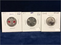 2010, 11, 12  Canadian  Quarters  PL65