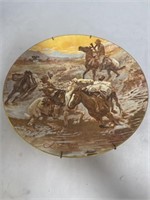 VINTAGE CHARLES M. RUSSELL COLLECTORS PLATE.