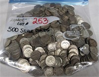 500 Silver Roosevelt Dimes
