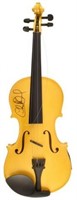 Charlie Daniel's Signed  "Fiddle Made of Gold"