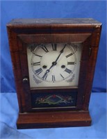 Vintage Wooden Mantle Clock, Connecticut USA