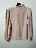 Vintage Polka Dot Femme Top Shirt
