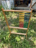 Large Standing Abacus - leg needs repair