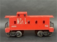 M St L Bullt By Lionel 6059 Train Car Caboose