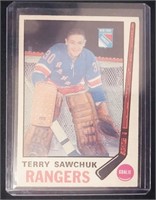 1969 Topps #189 Terry Sawchuk Hockey Card