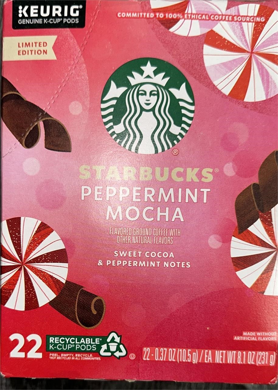 starbucks peppermint mocha  Best BY:17Sep2023