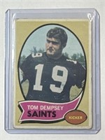 1970 Topps 140 Tom Dempsey!  Bad corners.