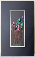Pastel Racehorses by R. Michael Shannon, Original