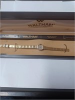 Goldtone Waltham Watch in Case