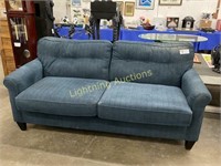BLUE TWO CUSHION LOVE SEAT BY LAZY BOY FURNITURE
