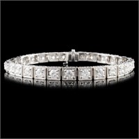 14K Gold 7.78ctw Diamond Bracelet