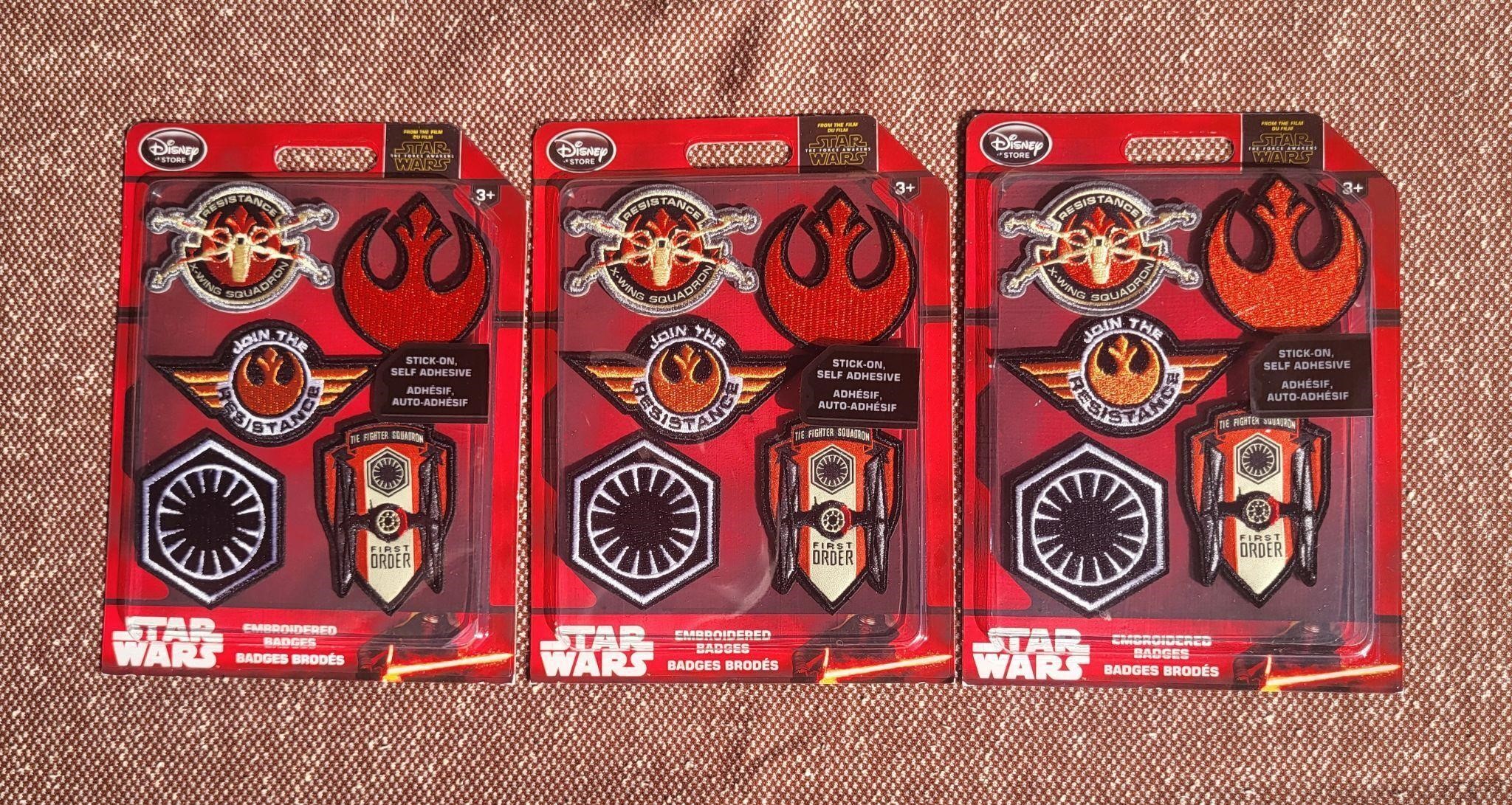 Star Wars Badges Patchh Lot x 3