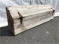 Vtg. Wooden Wood Box