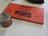 Sterno cook stove and can
