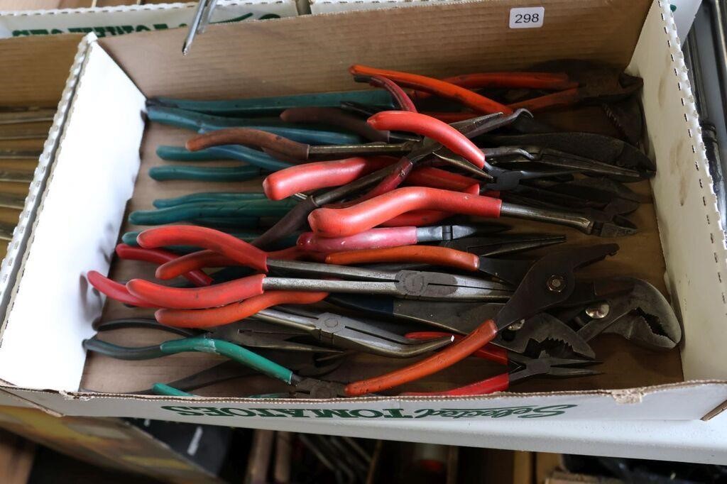 PLIERS, SIDE CUTTERS, CHANNEL LOCKS