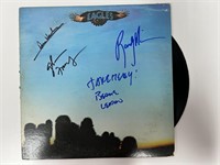 Autograph COA Eagles Vinyl