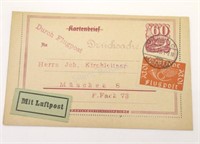 1930 Germany Pre Stamped Cancel Postcard Letter