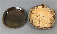 2 Pc Pottery Platters - Brown Is Jugtown