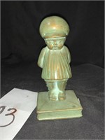 6.25 “ VINTAGE METAL CHILD FIGURINE