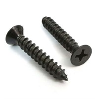 #8 x 3/4  #8 x 3/4 Black Xylan Coated SS Wood Scre