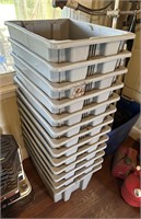 Lot of 13 Rubbermaid Commercial Palletotes