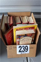 (17) Vintage Cook Books (U235)