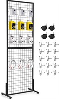 2' x 6' Grid Wall Panels  Reinforced  15 Hooks