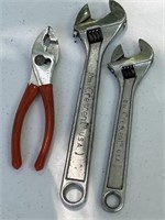 Crescent Wrenches, Pliers