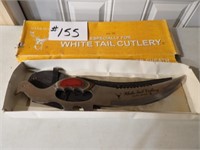 Whitetail Cutlery knife w/ sheath in box