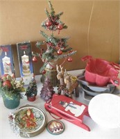 Assorted Christmas Decor & Decorations