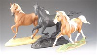 Lot # 3791 - (3) Franklin Mint Collectors Horses: