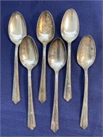 Silver plate spoon inlaid Holmes and Edwards
