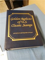 Golden Replicas of US Classic Stamps Album