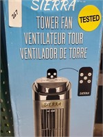 Sierra Tower Fan 4 Speeds Ultra Quiet Remote