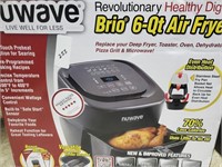 NEW Nuwave Brio 6 QT Air Fryer 6 Pre Programable