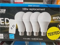 Feit Electric LED Dimmable 100W Light Bulb 4 Pack