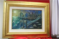 An Alexander Chen Seriolithograph on Canvas