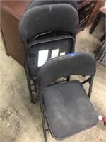 3 FOLDING CHAIRS