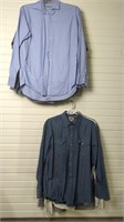 Ely Cattleman Men’s (L)  Pearl Snap Shirts +++