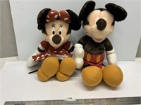 Mickey & Minnie Plush Dolls