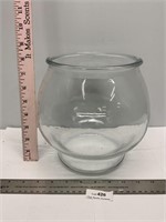 Vintage Large Glass Fish Bowl