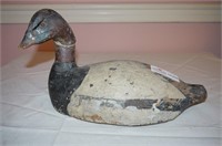 Wooden Goose Decoy, Early Painted Wood, 15"
