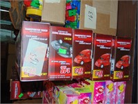 (5) new in pkg. transporter truck toys
