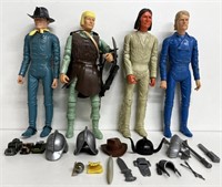 LOT OF JOHNNY WEST CREW FIGURES