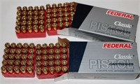 100 Rounds Federal .32 Auto Ammo