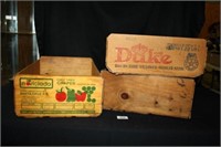 Wooden Crates (3); "Duke", "Noviciado" and Blank