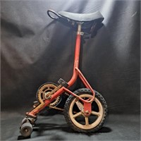 Vintage Unicycle with Training Wheels