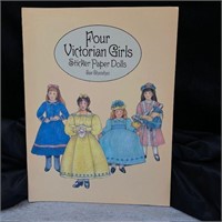 Paper Dolls - Four Victorian Girls Sticker