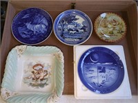 1970 Delft plate w/sheep, Royal Copenhagen Space