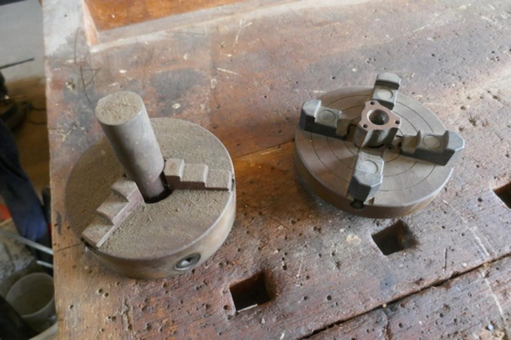 Pair Metal Lathe Chucks